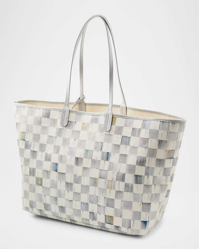 Sterling Check Marche Large Tote Bag